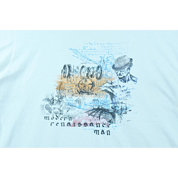 Robert Graham T-Shirt Men's 2XL White Graphic Print Cotton Short Sleeve - Picture 3 of 7